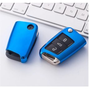   Volkswagen ( VW ) / Seat / Skoda : MQB - Bicska - Kulcsvédő Tok KÉK