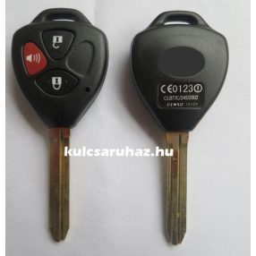 Toyota 3 gombos kulcsház pánik gombos TOY43