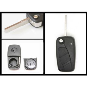 Fiat 3 gombos bicskakulcs ház (hátul elemtartós)