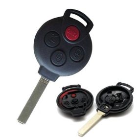 Smart fortwo kulcsház 4 gombos